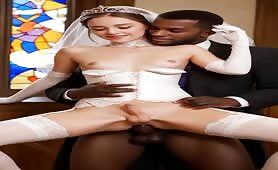 Tiny femboy interracial fucked