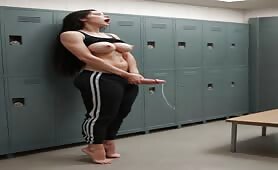 Shemale locker room cum